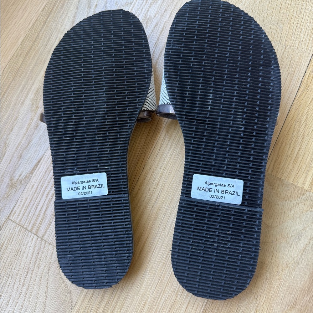 Havaianas Gray Slide Sandals - Picture 2 of 3